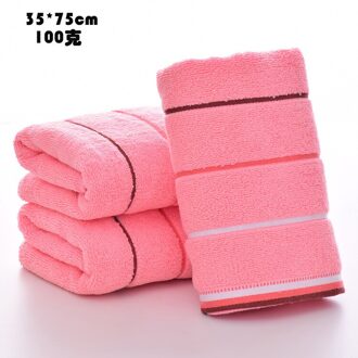 5 Stks/set Katoenen Handdoek Volwassen Absorberende Sneldrogende Doekjes Body Gezicht Haar Handdoeken Badkamer Badstof Washandje 35*75cm TJ1699