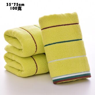 5 Stks/set Katoenen Handdoek Volwassen Absorberende Sneldrogende Doekjes Body Gezicht Haar Handdoeken Badkamer Badstof Washandje 35*75cm TJ1699
