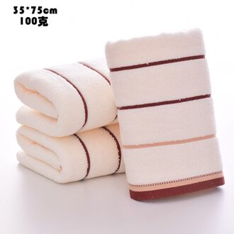 5 Stks/set Katoenen Handdoek Volwassen Absorberende Sneldrogende Doekjes Body Gezicht Haar Handdoeken Badkamer Badstof Washandje 35*75cm TJ1699