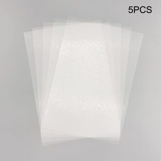 5 Stks/set Kleur Krimpkous Vel Plastic Magic Papier Blad Voor Educatief Diy Ambachten D1 doorzichtig