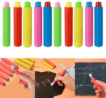 5 stks/set Krijthouder Krijt Extension Clip Kleurrijke Krijt Clip Onderwijs Houder Voor Leraar Kinderen Briefpapier Educatief Gereedschap