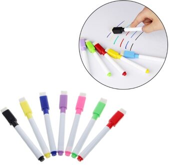 5 Stks/set Magnetische Whiteboard Pen Uitwisbare Droog White Board Markers Magneet Ingebouwde Gum Kantoor Schoolbenodigdheden