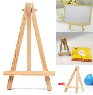 5 Stks/set Mini Artist Houten Schildersezel Houten Bruiloft Tafel Card Stand Display Houder Voor Party Decoratie 8*15cm