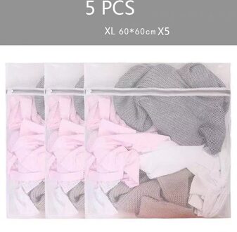 5 Stks/set Multifunctionele Kleding Waszak Reizen Opbergtas Polyester Waszakken Kleren Ondergoed Sorteren Organisatie