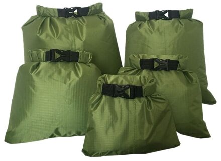 5 stks/set Outdoor Zwemmen Waterdichte Tas Camping Rafting Opslag Dry Bag Met Verstelbare Riem Haak