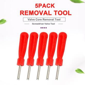 5 Stks/set Plastic Handvat Auto Tire Ventiel Removal Enkele Kop Band Reparatie Tools