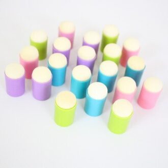 5 Stks/set Schilderen Craft Set Verf Tekening Spons Schuim Vinger Krijt Inkt Toepassen Krijt Inkten Kleuring Spons Art Gereedschap 5stk willekeurig kleur