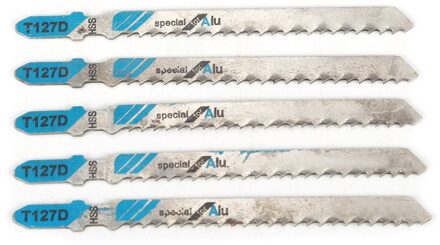5 Stks/set T127D Zaagblad Ijzerzaag Jig Zaagblad Set Vergeldende Curve Zaagblad Voor Harde Metalen Saw Snijgereedschap