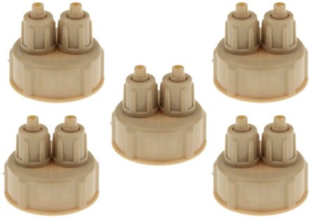 5 Stks/set Tank Diy CO2 Generator Fles Cap Voor Aquarium Plant