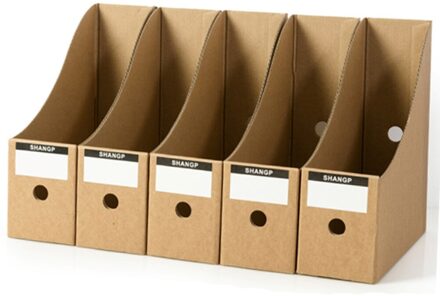 5 stks/set Tijdschrift School Opbergdoos Potlood Kantoor Rek Bestand Houder Papier Papierwerk Eenvoudige Briefpapier Bureau Organisator