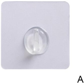 5 Stks/set Transparante Sterke Zelfklevende Portemonnee Sleutel Deur Muur Hanger Keuken Haken Voor Opslag Opknoping Accessoires Bathroo V2J6 5stk 7.1CM