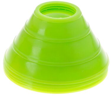 5 stks/set Voetbal Training Teken Schotel Druk Slip Kegels Marker Discs Marker Emmer Sport Accessoires fluorescerende groen