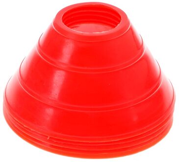 5 stks/set Voetbal Training Teken Schotel Druk Slip Kegels Marker Discs Marker Emmer Sport Accessoires rood