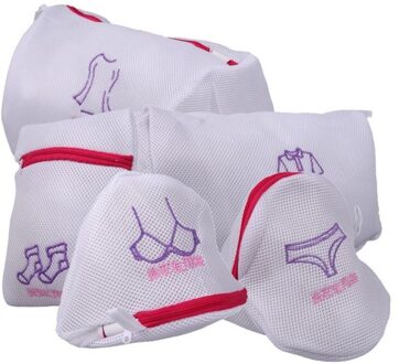 5 stks/sets Van Waszakken Classificatie Reiniging Zakken Kleding Bescherming Wasserij Bra Wasmand Folding Organizer