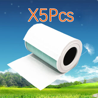 5 stks Verdikking Elektrostatische katoen voor xiaomi mi luchtreiniger pro/1/2 universele luchtreiniger filter Hepa filter