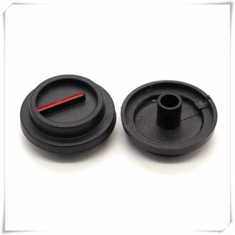 5 Stuk 32*14Mm Zwart Plastic Dekselkleur Potentiometer Encoder Switch Knop Is Geschikt Voor Bloem As 6mm Rood