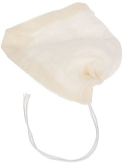 5 Stuks 8*10Cm Multifunctionele Katoen Trekkoord Zeef Herbruikbare Geneeskunde Filterzak Keuken Soep Tas Thee Bagstea Theepot 1stk