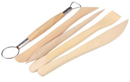 5 Stuks Aardewerk Klei Sculpting Carving Modellering Keramische Hobby Gereedschap