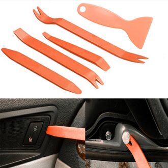 5 stuks Auto Radio Panel Deur Clip Panel Trim Dash Audio Removal Kit Reparatie Hand Cockpit Pry Tool Accessoires 5stk