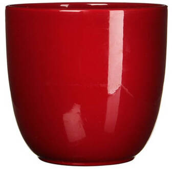 5 Stuks Bloempot Pot Rond Es/7 Tusca 7.5 X 8.5 Cm D.rood Mica