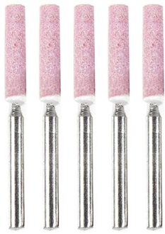 5 Stuks Diamond Coated Cilindrische Kettingzaag Slijper Steen Bestand Slijpen Carving Tool Metal Polijsten Elektrische Slijpen Boor 3x4mm