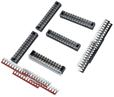 5 Stuks Dual Row 12 Positie Overdekte Schroefkroonsteen Strip 600V 15A