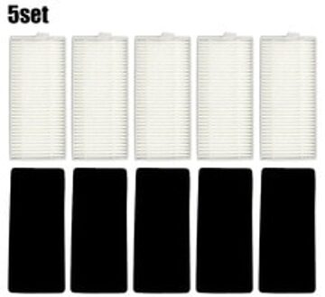 5 Stuks Filters Voor Neatsvor X520 Robotic Stofzuiger Onderdelen Accessery Robot Vacuüm Deel Veegmachine Schoonmaken Filter Vervanging