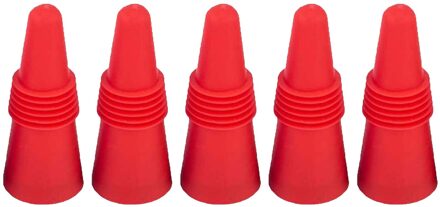 5 Stuks Fles Stop Dop Wijn Stopper Home Bar Behoud Tool Silicone Siliconen Veilig En Healthy45 # paars
