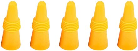 5 Stuks Fles Stop Dop Wijn Stopper Home Bar Behoud Tool Silicone Siliconen Veilig En Healthy45 # rood