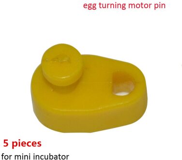5 stuks geel ei draaien motor pin voor