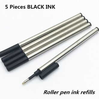 5 stuks per lot Roller pen inkt vullingen Laadt d'encre giet stylo Rollerball zwart ink