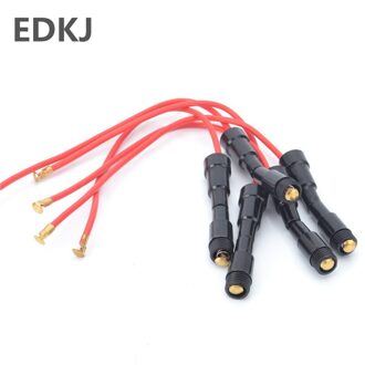 5 Stuks Schroef Type 10A220V 5*20 Draadzekeringhouder Thuis Bescherming Inline Zekeringhouder 22/20 Awg Draad Koper draad Componenten 5X20M 10stk