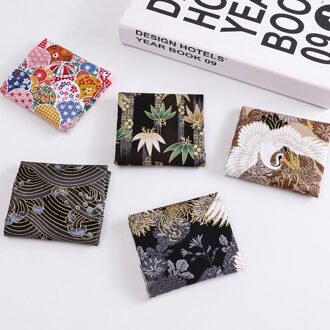 5 Stuks/set Bloem Patroon Patchwork Doek Japanse Stijl Voor Huishoudelijke Naaien Levert Multi Purpose Diy Handgemaakte Accessoires 16 zwart vogel