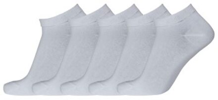 5 stuks Sneaker Footie Zwart,Wit - Maat 40/45