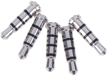 5 Stuks Universal Metal Oortelefoon Jack Smart Key Snelkoppelingen Telefoon Stof Plug