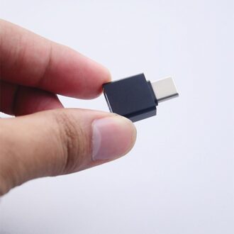 5 Stuks Universele Usb Naar Type C Adapter Voor Android Mobiele Mini Type C Smartphone Usb Connectors otg Converter Vrouwelijke micro-zwart 5stk