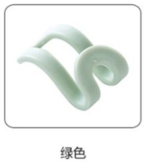 5 Stuks Verbinden Haken Voor Hanger Garderobe Kast Sluit Haken Rails Storage Organzier Haak Kleding Opslag Hanger Koppelen Haken groen