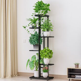 5 Tier Ijzer Ambachtelijke Plant Planken Bloempot Houder Tuin Rack Display Stand Succulenten Huis Balkon Moderne Decoratie grijs Glitter zilver