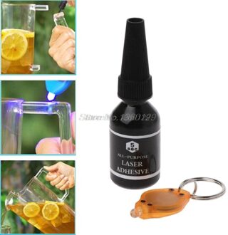 5 Tweede Fix Uv Licht Lijm 15Ml Met Uv Lamp Sterke Bonding Voor Keramische &