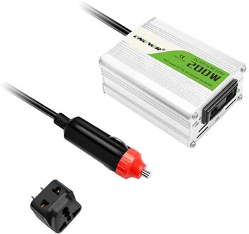 5 v Auto Power Inverter Converter DC 12 v naar AC 220 v 200 w USB charger Gemodificeerde Sinus macht met USB Uitgang