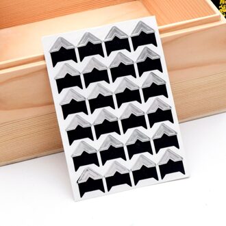 5 Vel Van 120 Stuks 12.5*9 Cm Unieke Zelfklevend Papier Diy Album Hoek Sticker 4