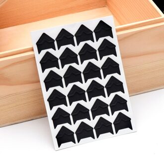 5 Vel Van 120 Stuks 12.5*9 Cm Unieke Zelfklevend Papier Diy Album Hoek Sticker