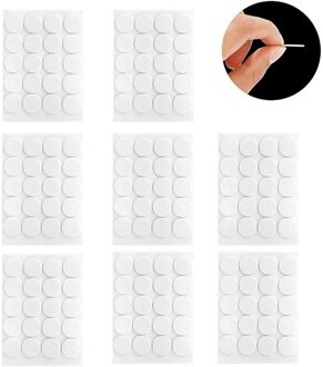 5 Vellen Kaarsenlont Stickers Kaars Maken Sticker Hittebestendigheid Dubbelzijdige Stickers Voor Kaars Diy Maken Tool wit