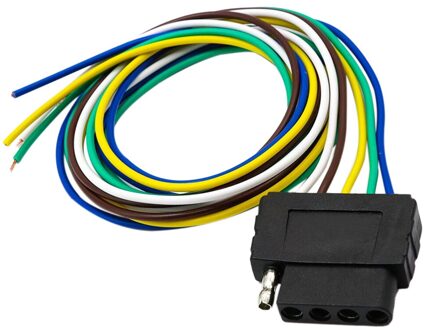 5-Way Trailer Bedrading Connection Kit Platte Draad Extension Harnas voor Auto Boot