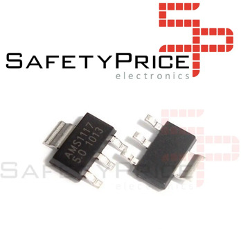 5 X AMS1117 SMD VOLTAGE REGULATOR 5V LOW DROPOUT VOLTAGE REGULATOR SOT-223