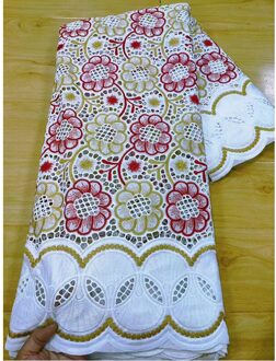 5 Yards 100% Katoen Borduurwerk Materiaal Kralen Bloem Mesh Kant Mooie Bladeren En Circulaire Patroon In Dubai Afrika Stijl Voor maken photo color3