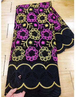 5 Yards 100% Katoen Borduurwerk Materiaal Kralen Bloem Mesh Kant Mooie Bladeren En Circulaire Patroon In Dubai Afrika Stijl Voor maken photo color6