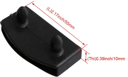 50/100/200/500Pcs Plastic Bed Slat End Caps Holders Replacement for Holding and Securing Wooden Slats Bed Base Black