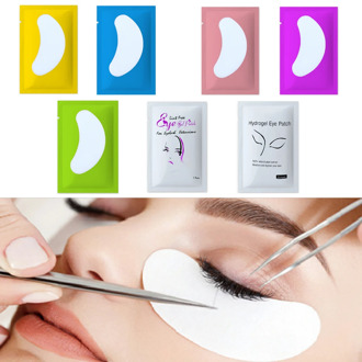 50/100 Eyelash Patches for Building Eyelash Pads Eye Gel Patches Under Eyelash Pad for Eyelash Extension Free Paper-Patch Tools