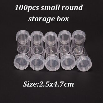 50/100 In Bulk Plastic Flessen Voor Diamant Schilderij Borduurwerk Accessoires Container Flessen Crystal Bead Opslag Jar 100stk